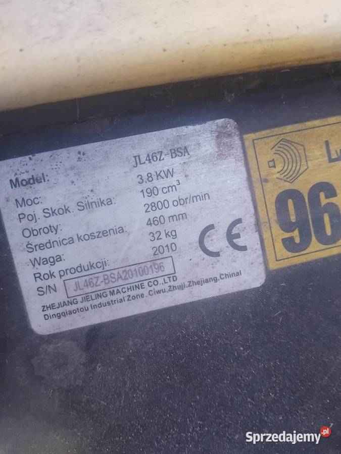 Kosiarka spalinowa z napędem małopolskie Ptaszkowa
