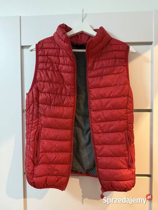 Czerwona kamizelka ocieplana Rozmiar XL 44 czerwony Rybnik sprzedam