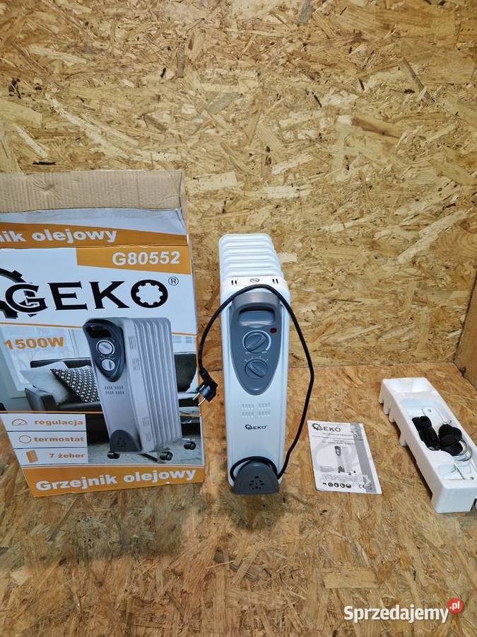 Grzejnik olejowy termostatem 7 żeber 1500W B57 Głogowa