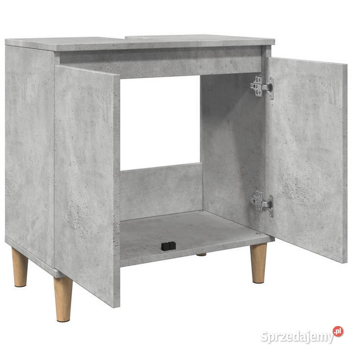 Szafka pod umywalkę szarość betonu 58x33x60 Łazienkowe