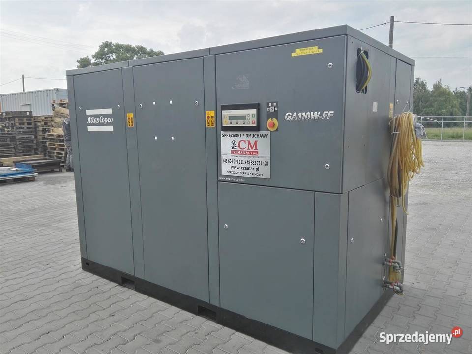 Sprężarka śrubowa kompresor ATLAS COPCO GA110 opolskie Wilków