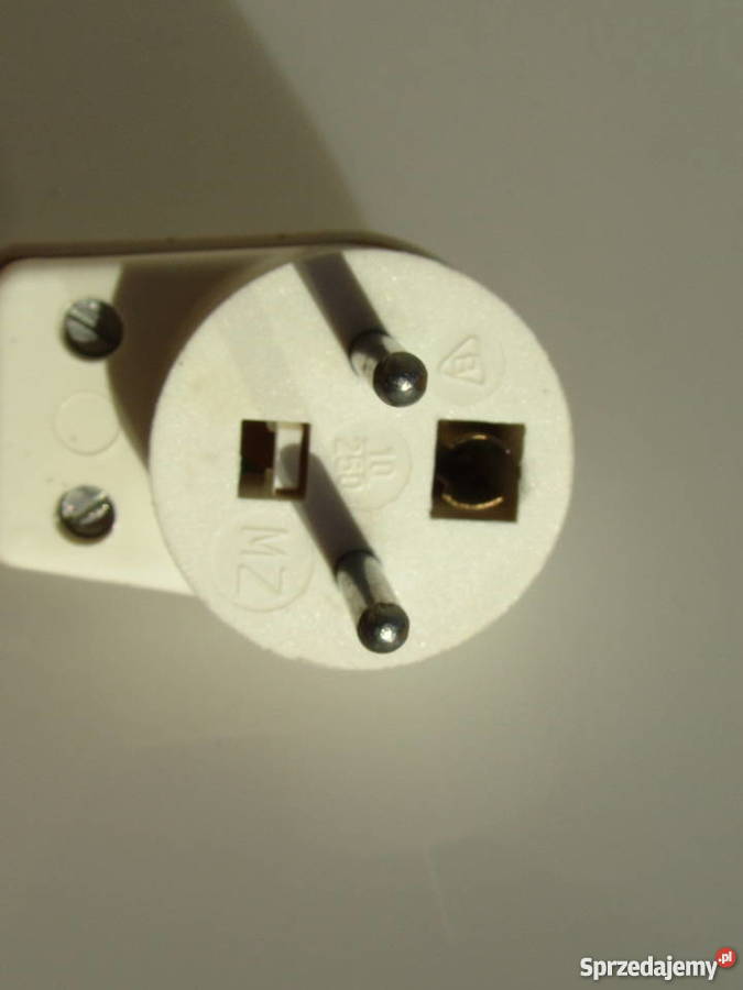 Kabel przewód elektryczny biały trójżyłowy Olecko