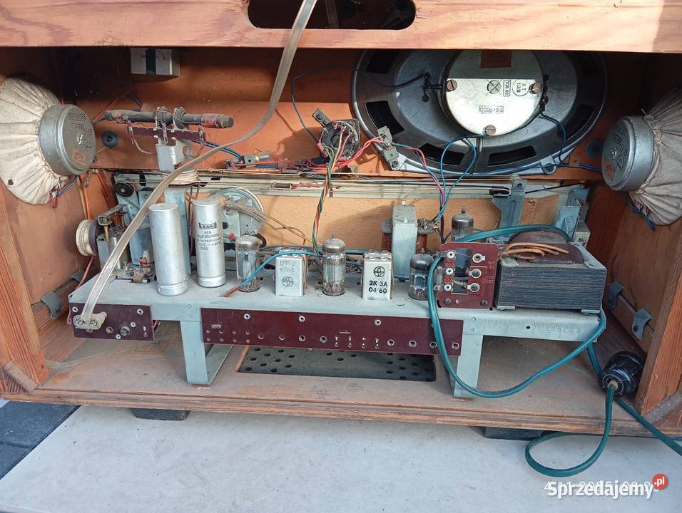 Radio retro drewniane PRL świętokrzyskie Kielce