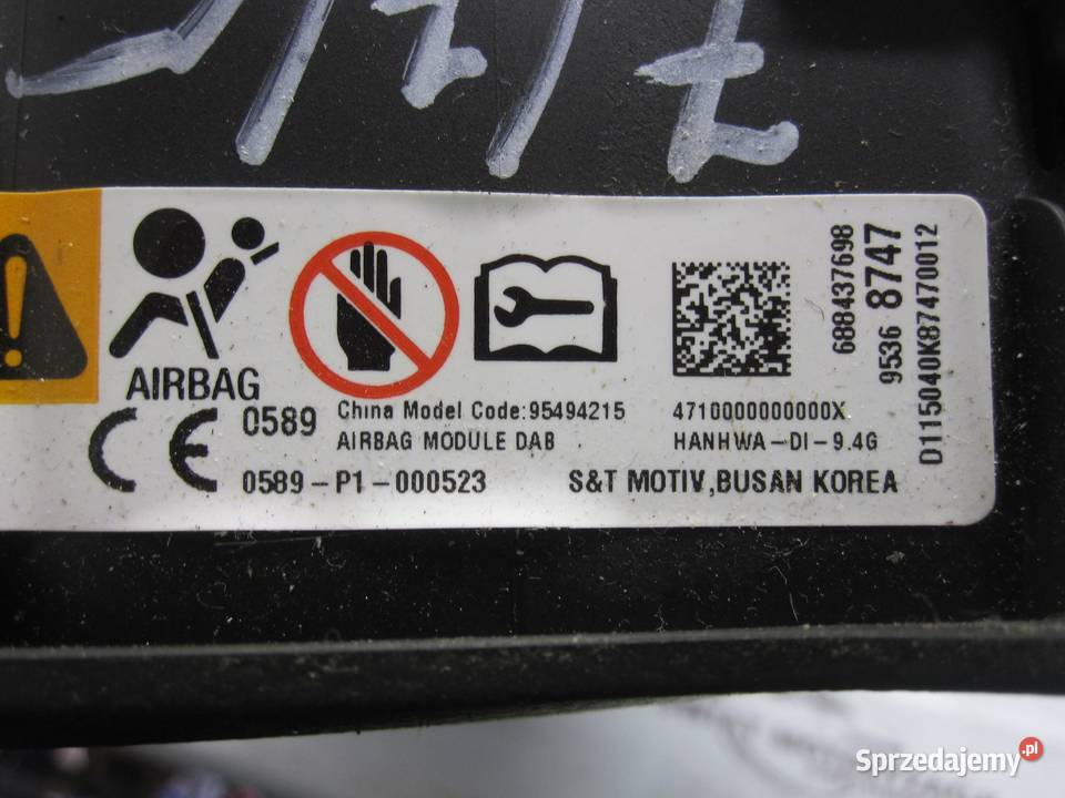 OPEL ANTARA 16r AIRBAG poduszka kierowcy Kielce