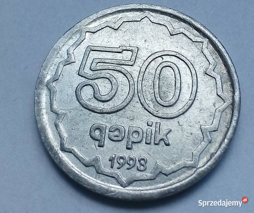 AZERBEJDZAN50 QEPIK1993 rRZADKA Numizmatyka