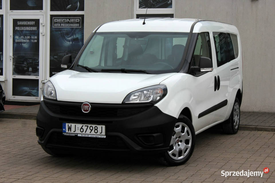 Fiat Doblo SalonPL MAXI FV23 1WŁ 2xdrzwi mazowieckie Sokołów