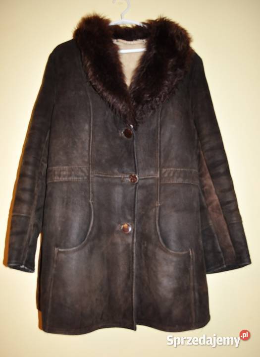 Kożuch vintage M krótki Warszawa