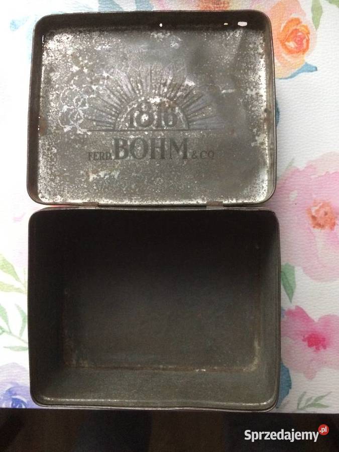 3843 Puszka Kawie Ferd Bohm 1816 Szczecin