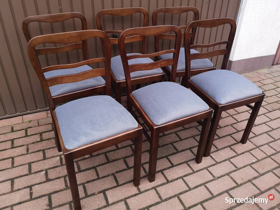 Krzesła ARTDECO Stare Antyk Komplet 6 Sztuk wielkopolskie Swarzędz sprzedam