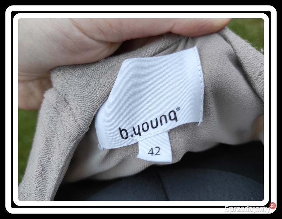 b young beżowa bluzeczka bez rękawów 42 XL Bluzki i koszule Moda i Styl Płock