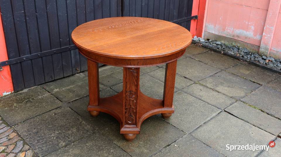 Unikatowy Okrągły Stół Stolik Jadalniany Kawowy dolnośląskie Ziębice