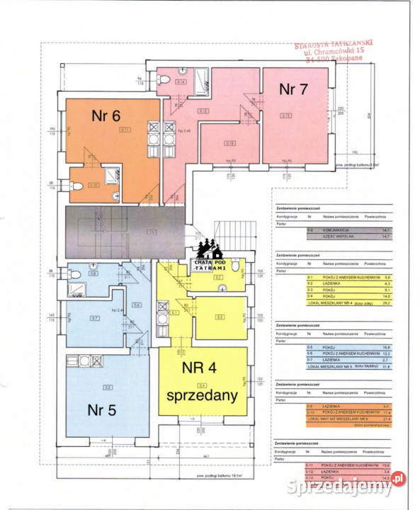 Mieszkanie Kościelisko 378 metrów 2 pokoje małopolskie