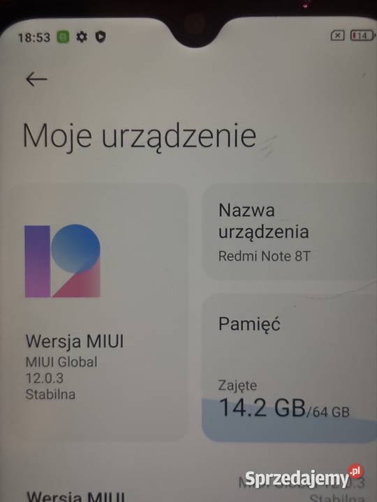 Xiaomi Redmi Note 8t 64 gb Police