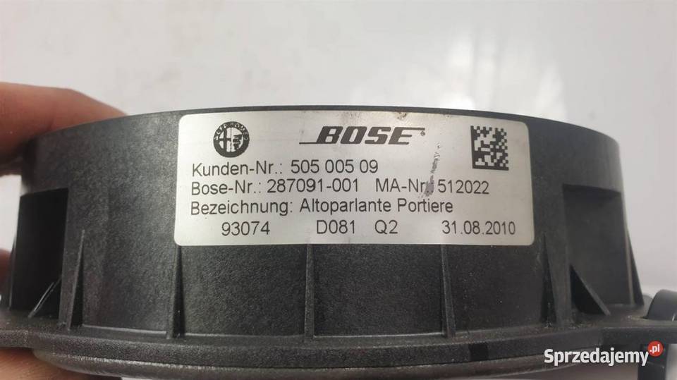 GŁOŚNIK GRANTURISMO MC Sport Line BOSE Lipno sprzedam