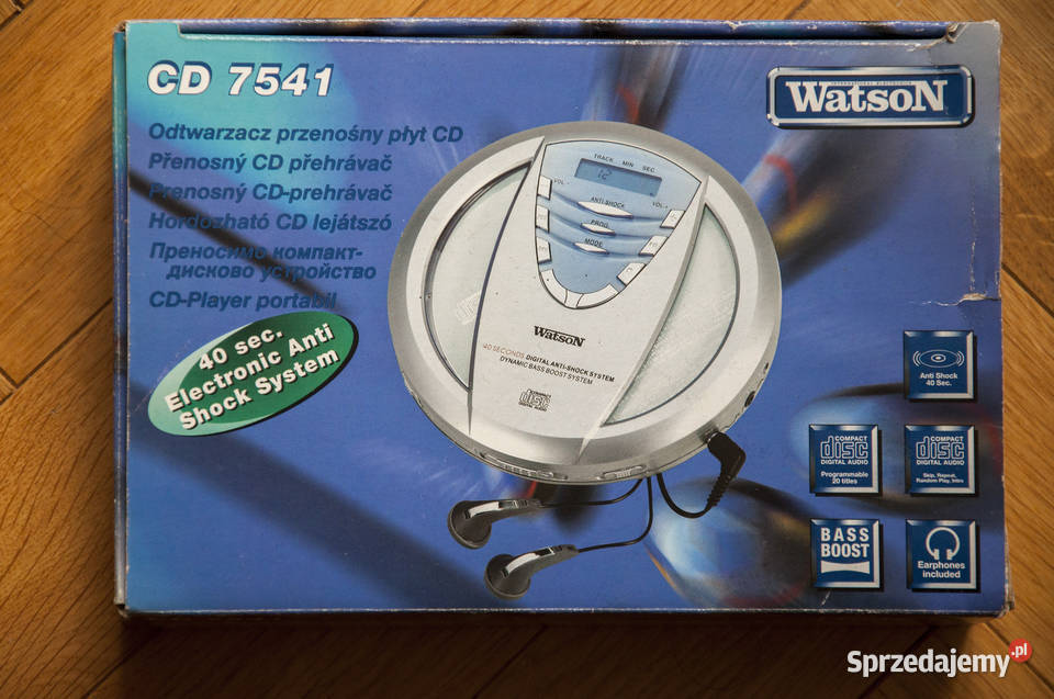Odtwarzacz CD Watson CD 7541 Discman