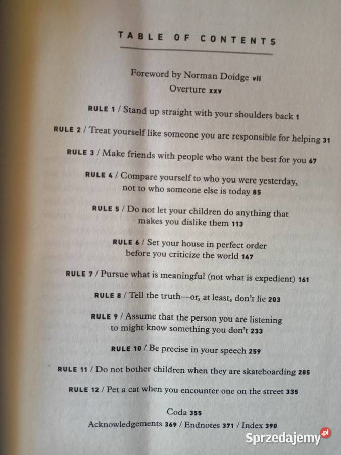 12 rules for life angielskie książki księgarnia