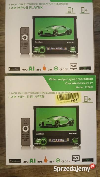 Radio samochodowe z carplay kamerą cofania Łask