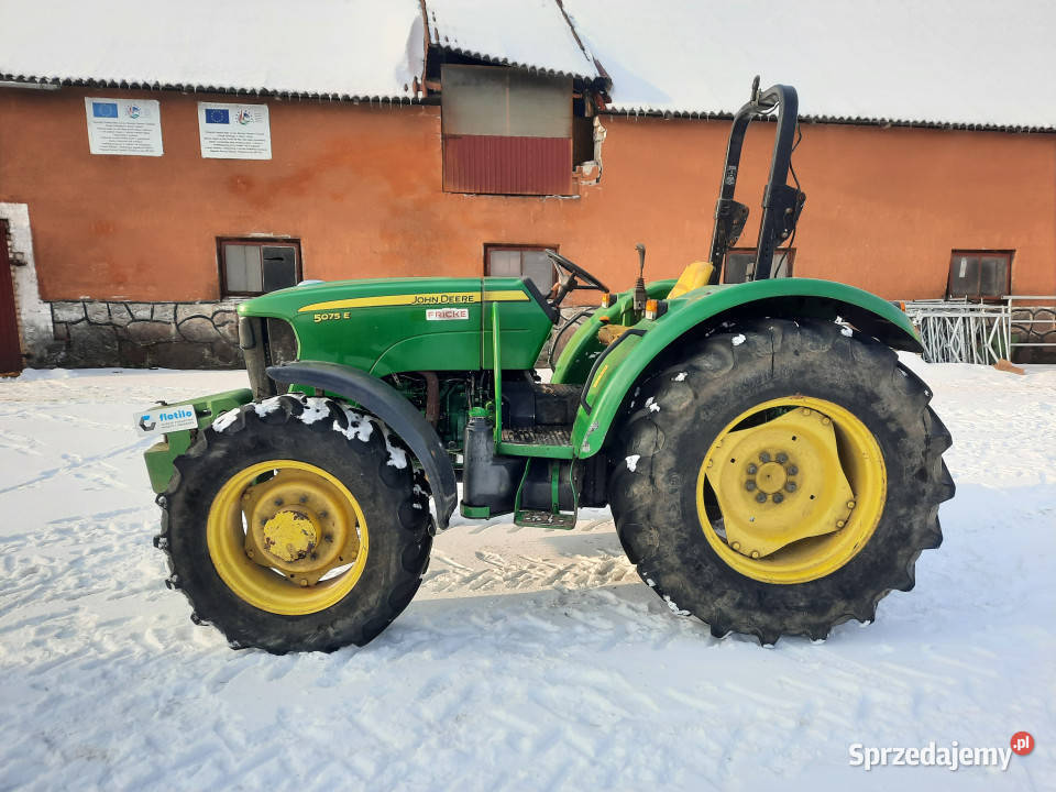 Ciągnik JOHN DEERE 5075E 4x4 1 właściciel 2011 r John Deere podlaskie Baliki