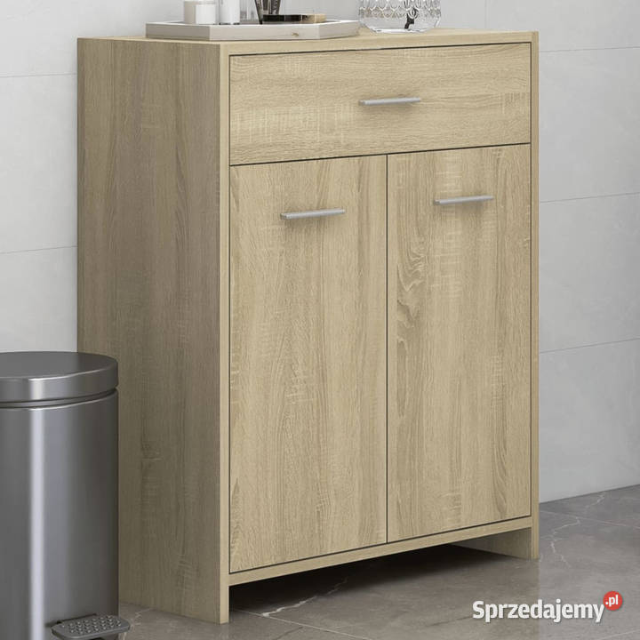 Szafka łazienkowa dąb sonoma 60x33x80 płyta Pozostałe mazowieckie Warszawa