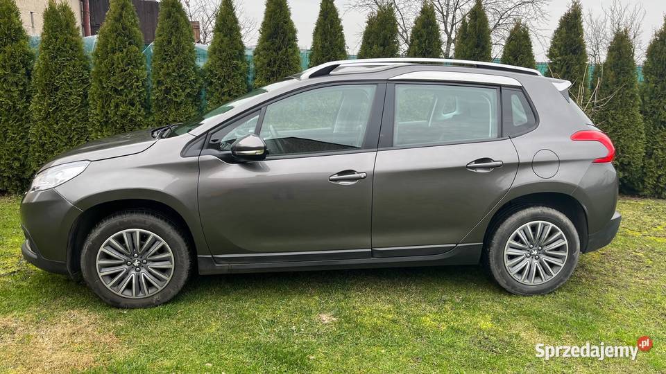 Peugeot 2008 mały przebieg i bez filtra cząstek welurowa tapicerka łódzkie Wieluń sprzedam
