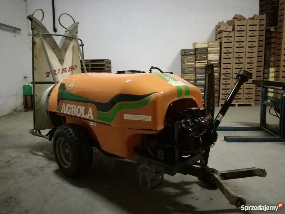 Opryskiwacz sadowniczy Agrola Turbo 1500l mazowieckie Wilków Pierwszy