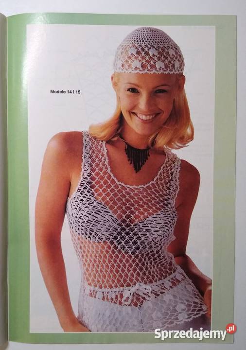 Dama w swetrze 72005 szydełko miesięcznik Gdańsk
