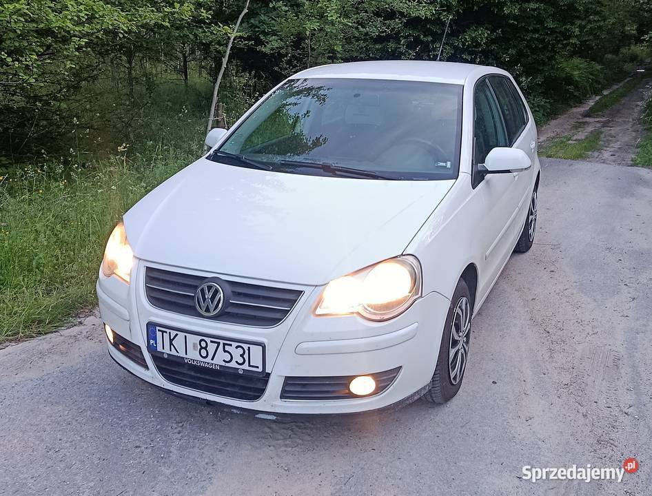 Volkswagen Polo IV 9N 12 Benzyna 2007r Biały świętokrzyskie Stąporków