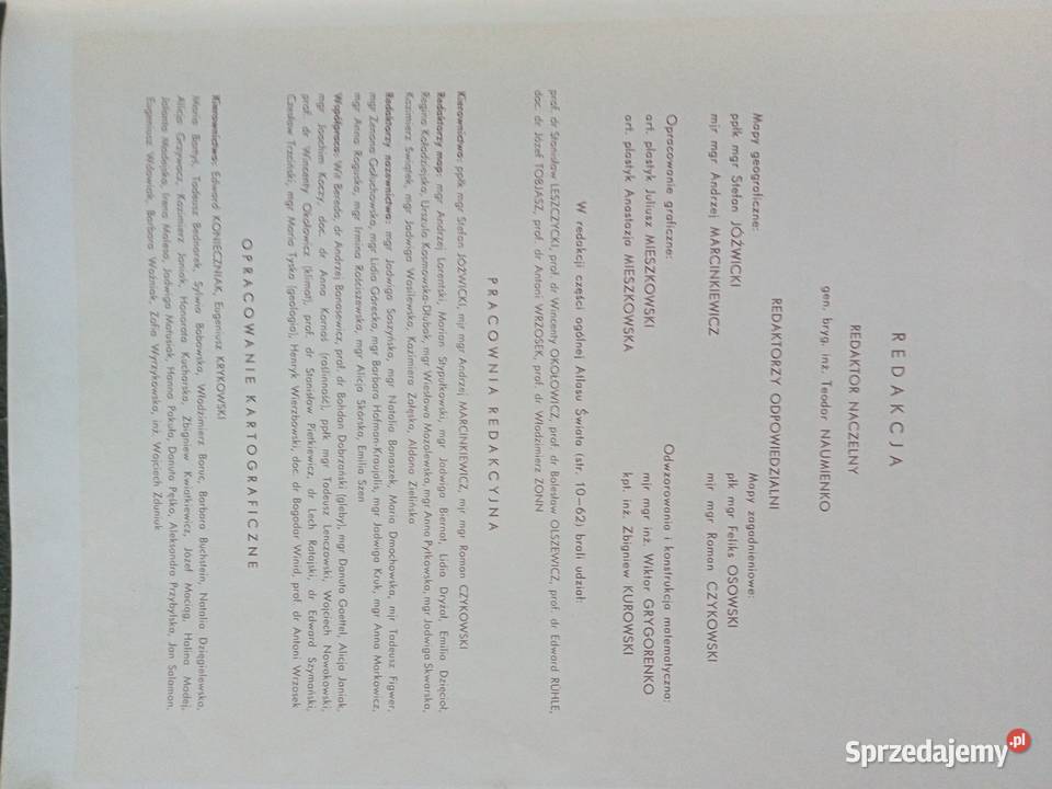 Atlas Świata PWN 1962 Encyklopedia Książki 1954