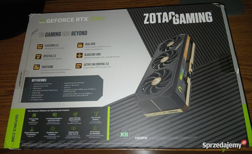 Geforce rtx 5090 zotac Karty graficzne podkarpackie Mielec