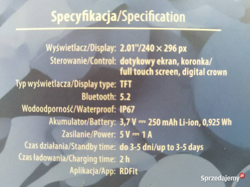 OKAZJA Smartwatch elektroniczny zegarek dotykowy Zabrze