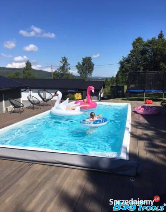Basen ogrodowy IBIZA 7x32x155m układ Szydłowiec
