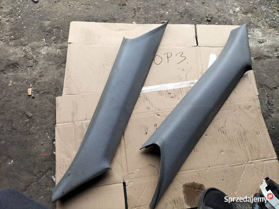 NAKŁADKI NA SŁUPKI TYŁ TYLNE AUDI 80 90 B3 B4 Kamień-Kolonia