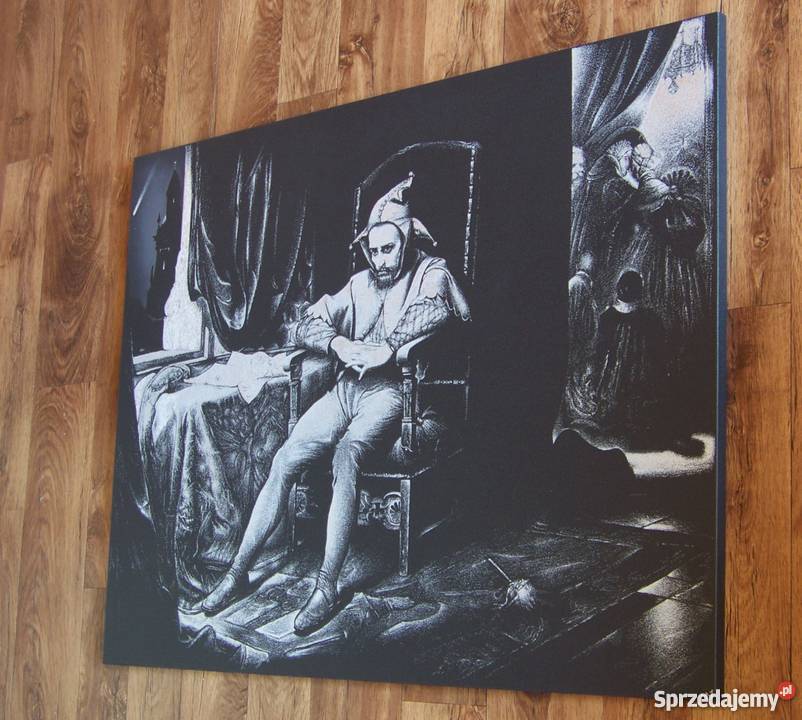 Jan Matejko Stańczyk obraz ręcznie grawerowany świętokrzyskie Sandomierz
