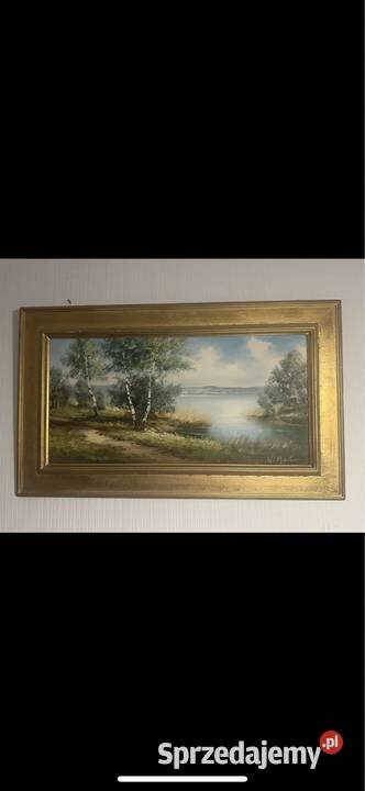 Sprzedam obraz malowany na płótnie Ostrów Wielkopolski