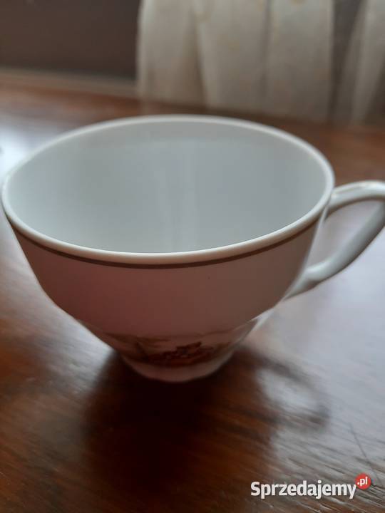 Porcelana obiadowa i kawowa zdobiona scenkami Dom i Ogród Warszawa