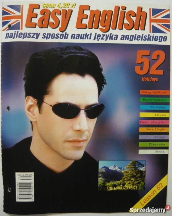 EASY ENGLISH LESSON 52 KEANU REEVES Książki do nauki języka obcego Elbląg