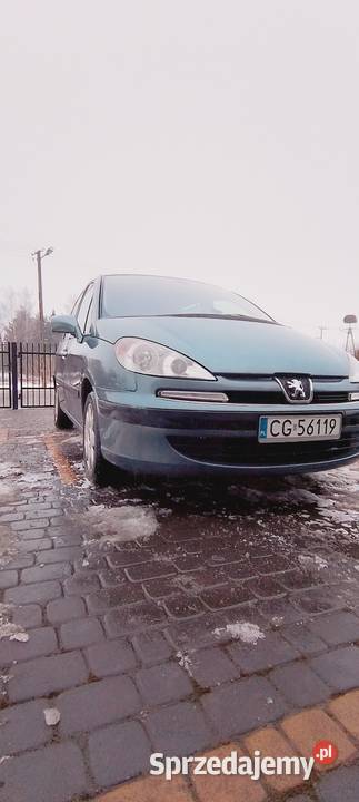 Peugeot 807 niebieski Wąbrzeźno
