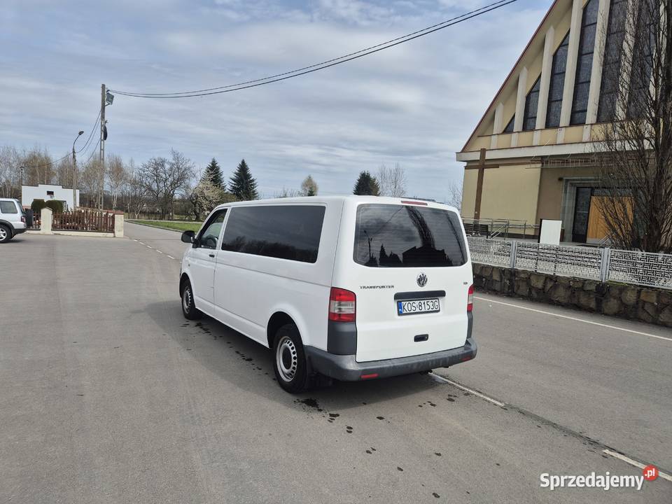 Transporter T5 LIFT LONGDŁUGI 9 Osobowy Sprawna biały Bujaków sprzedam