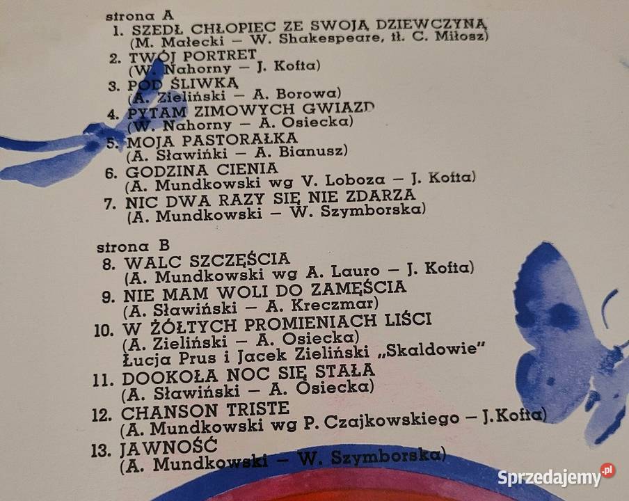 Łucja Prus płyta winylowa z roku 1974 w stanie kujawsko-pomorskie Chełmno