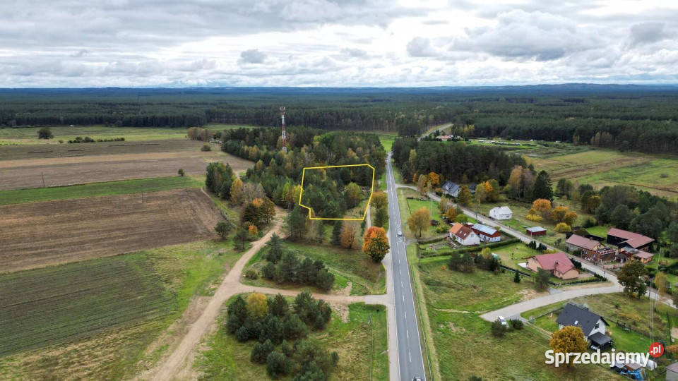 Działka inwestycyjna drodze DK21 8227m2 pomorskie Trzebielino