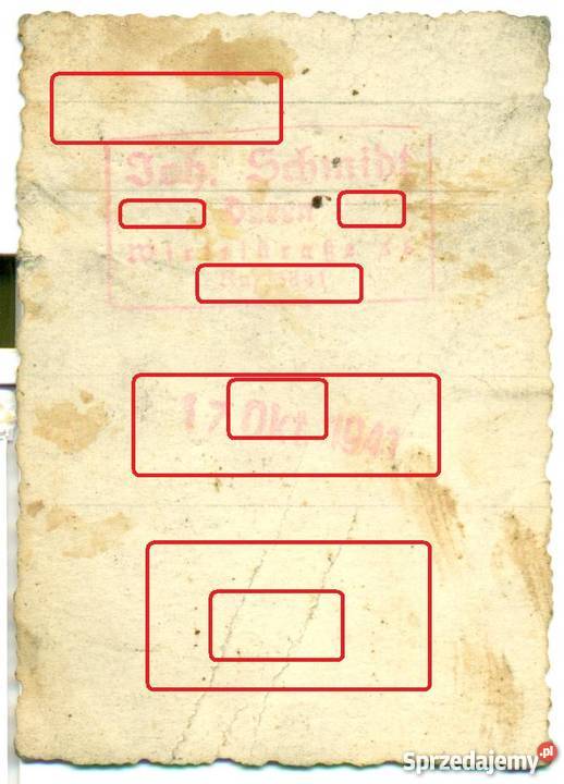 Stare zdjęcie fotografia żołnierz niemiecki II Ostrów Wielkopolski