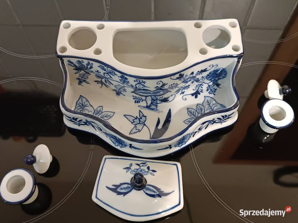 Kałamarz porcelana wzór cebulowy Gorlice