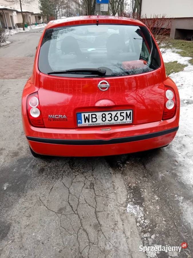 Nissan Micra K12 2005 r przebieg około ABS mazowieckie Warszawa