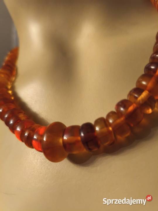 Naszyjnik Bursztyn Vintage Antyki, Sztuka, Kolekcje Białystok