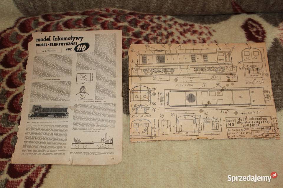 Plany modelarskie Modelarz lokomotywy okręty i Chorzów