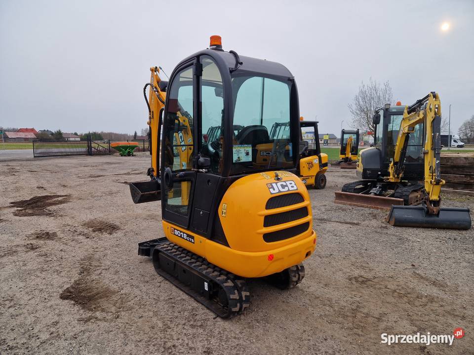 Minikoparka JCB 8018 CTS 2017r 1900mtg rozsuwane Ryżki