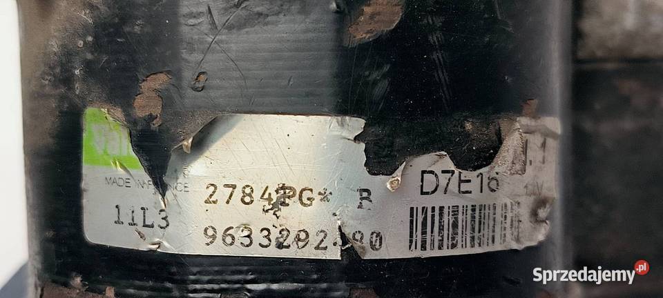 ROZRUSZNIK PEUGEOT 206 kujawsko-pomorskie Lipno