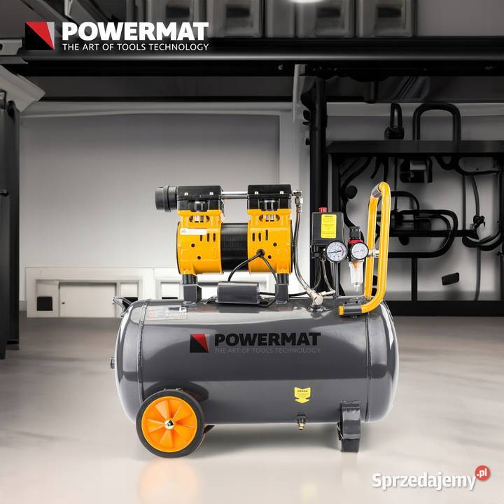 KOMPRESOR BEZOLEJOWY 50L SPRĘŻARKA 8 BAR 290lmin Zawiercie