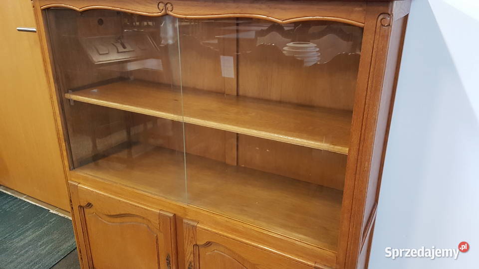 Regał dębowy ludwikowski biblioteczka Przeworsk