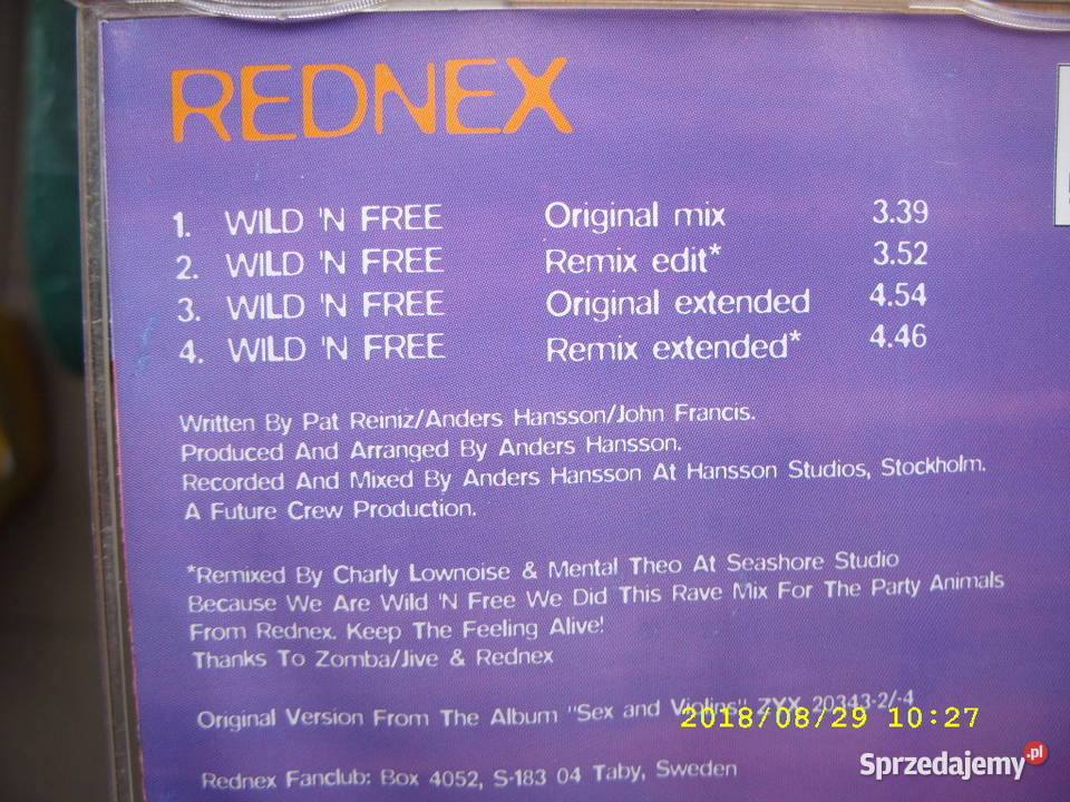POP CD REDNEX3 Plyty single Wołów sprzedam